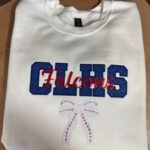 Falcons Baseball Bow Sweatshirt