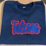Falcons Glitter Embroidered Sweatshirt
