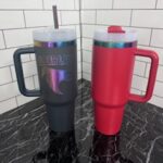40oz Falcon Baseball Handle Tumbler