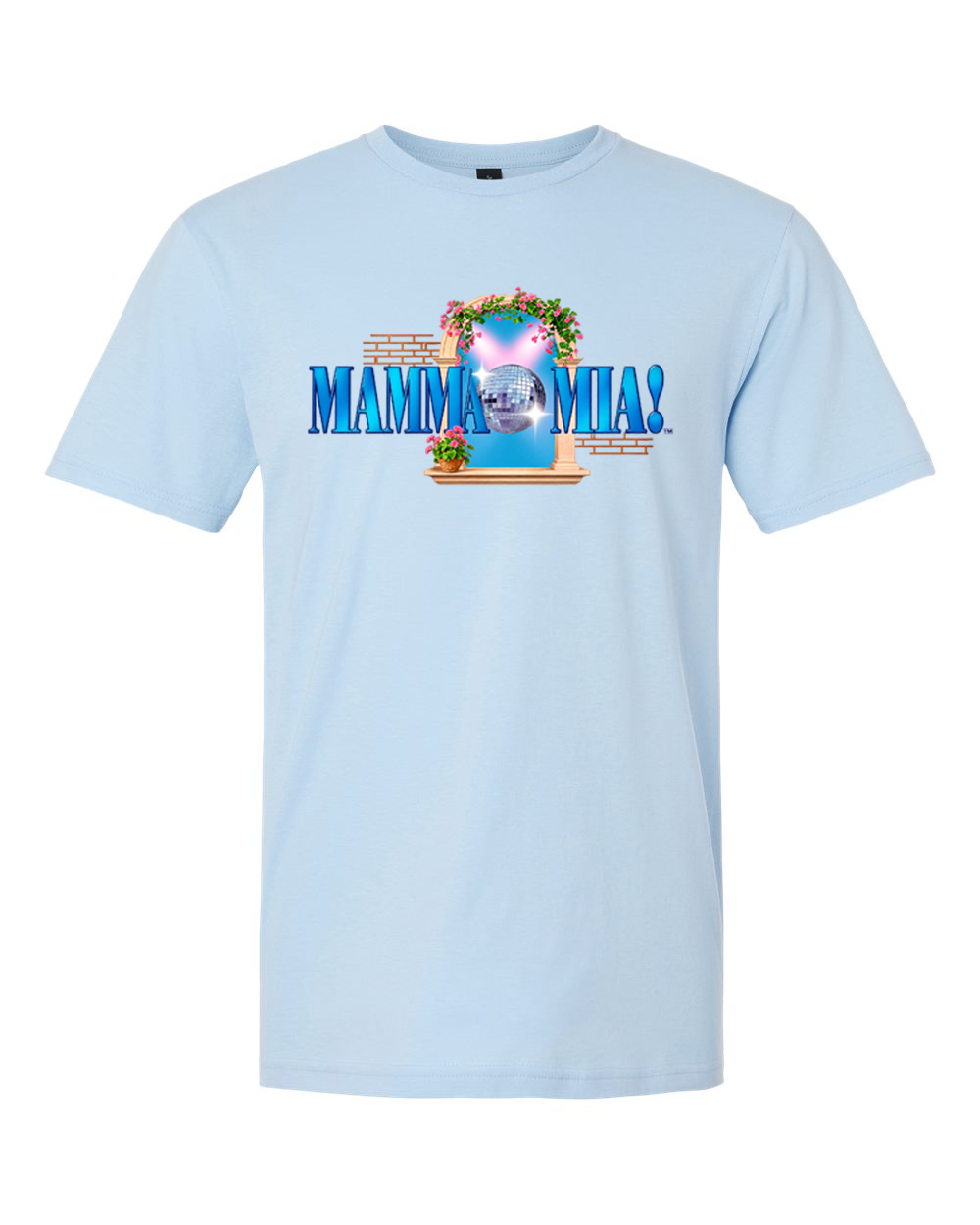 MAMMA MIA Front Light Blue MAMMA MIA Shirt - Image 1