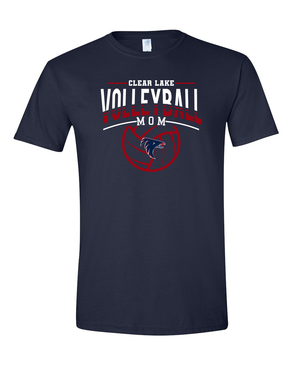 Volleyball Mom Navy CL Volleyball Mom - Image 1