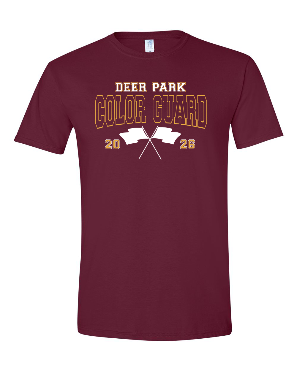 Color Guard 2026 Maroon DP Color Guard Flags Shirt - Image 1